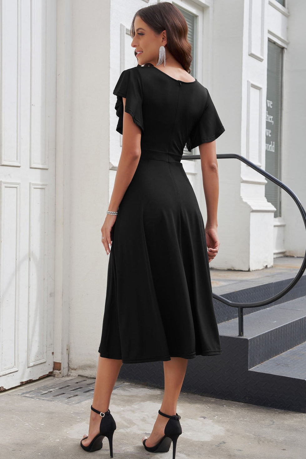 Robe Portefeuille Femme | Élégante & Confortable | Coupe Ajustée pour Soirées et Occasions Spéciales