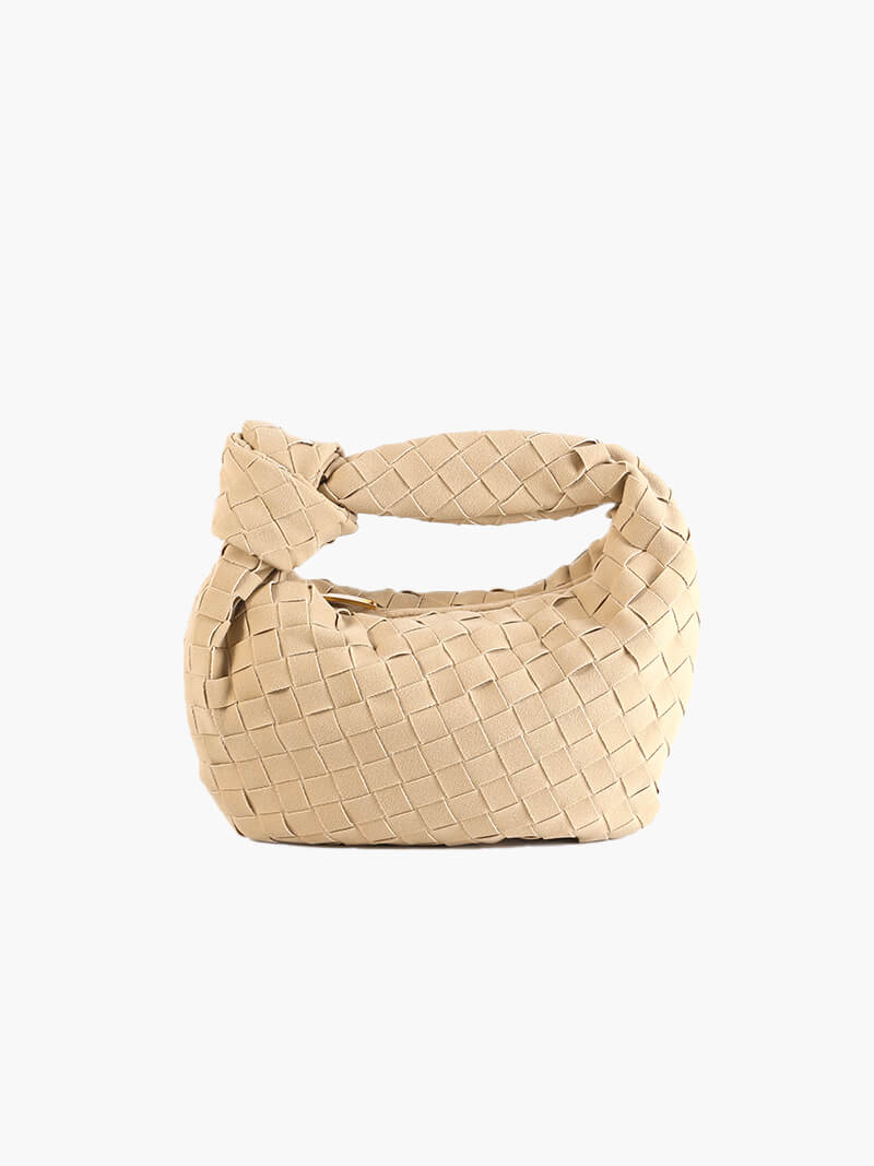 Sac tressé mini en daim — vue 5