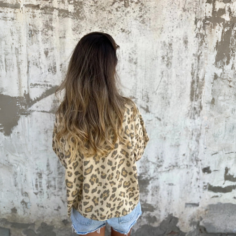 Chemisier panthère | Décontracté| Imprimé animalier