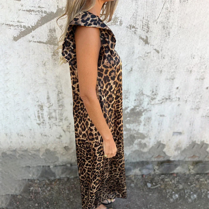 Robe à col en V