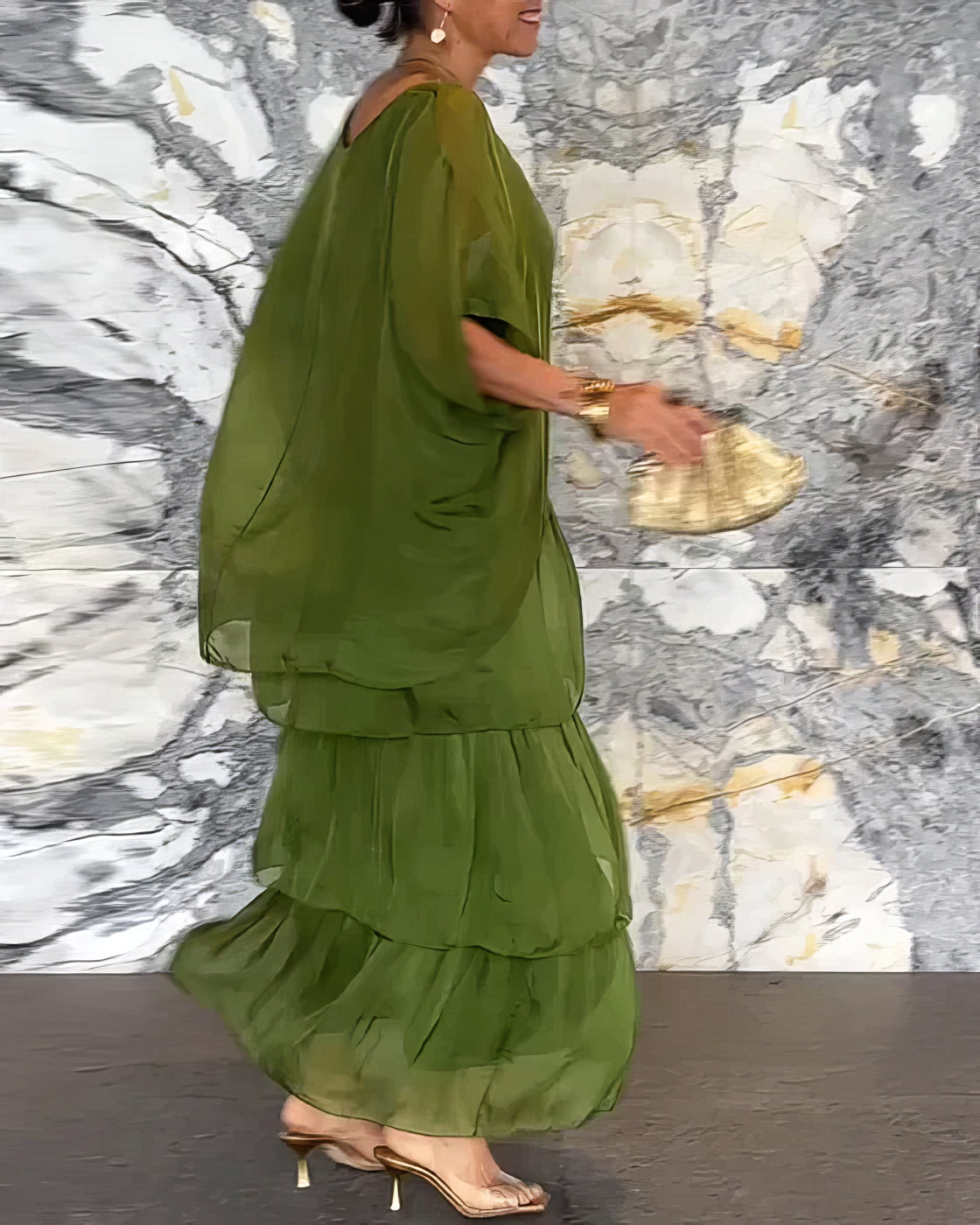 Robe Artistique Ample | Élégante & Confortable | Design Fluide et Chic