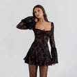 Robe à lacets
