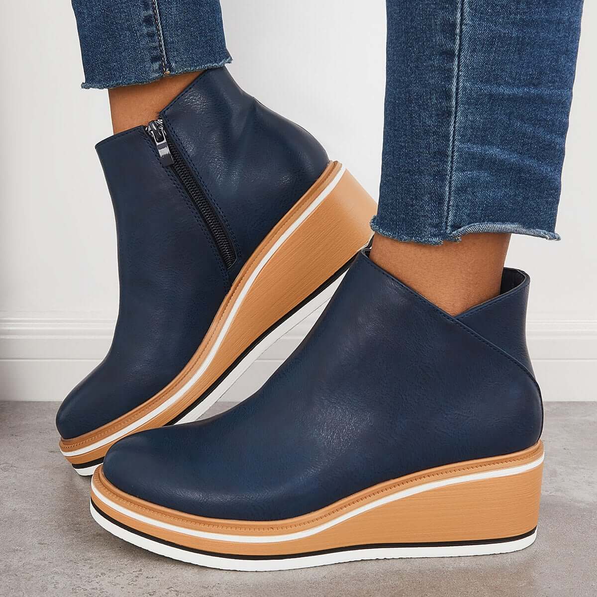 Bottines à plateforme pour femmes