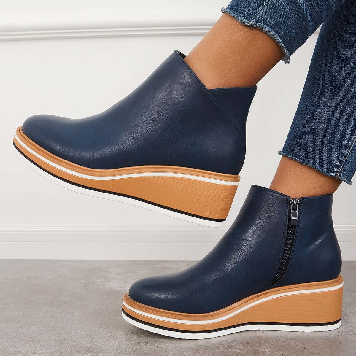 Bottines à plateforme pour femmes