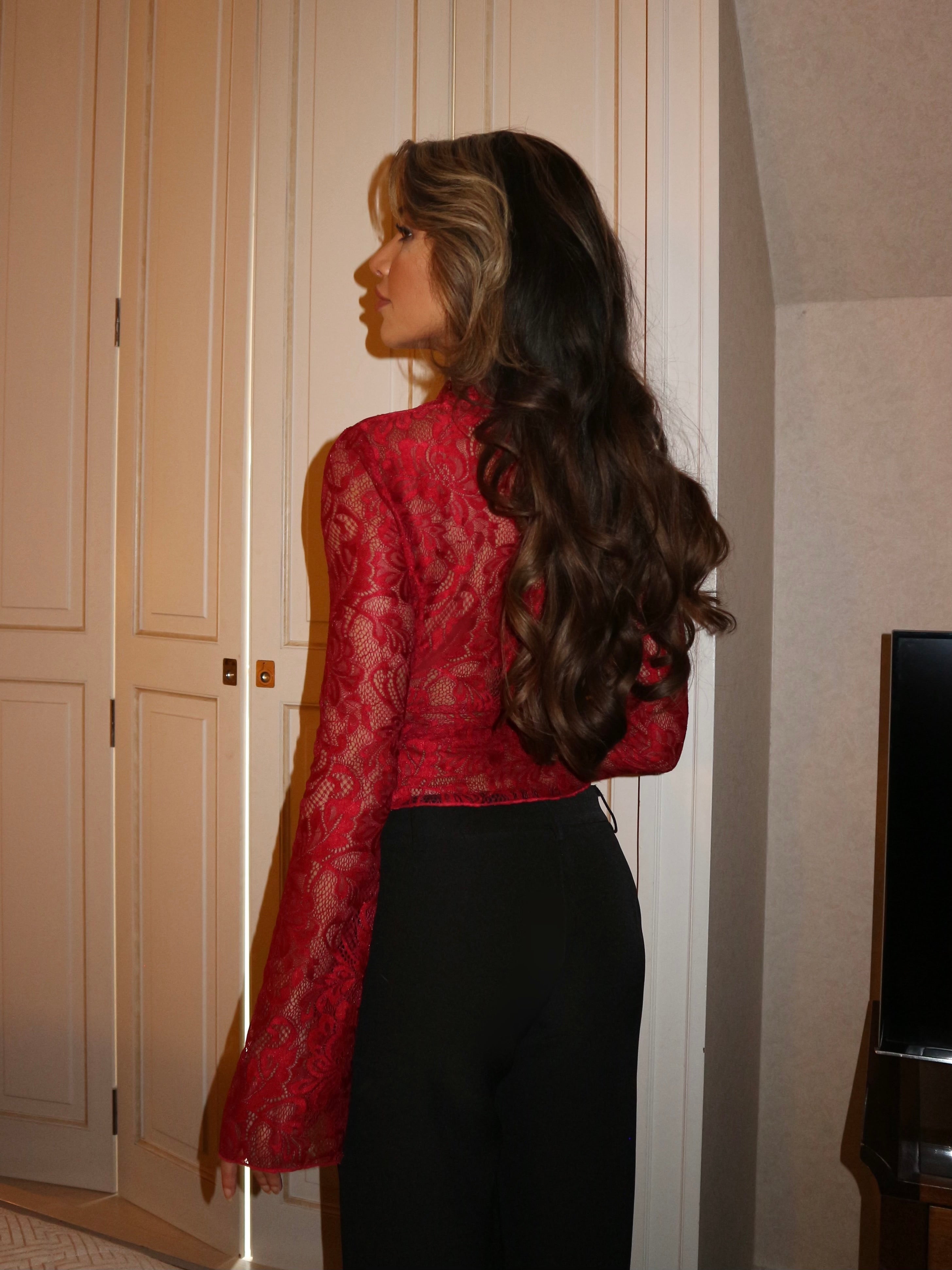 Top en dentelle