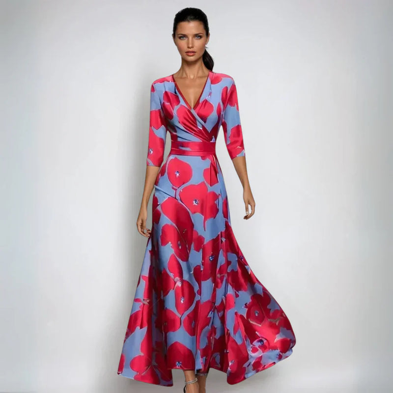 Robe Portefeuille Pour Femme - Élégante & Ajustable