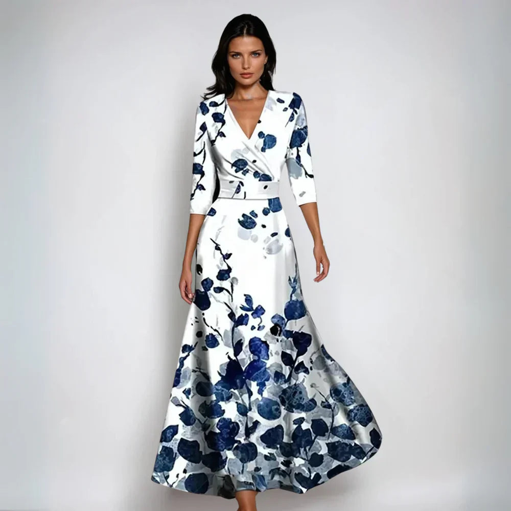 Robe Portefeuille Pour Femme - Élégante & Ajustable