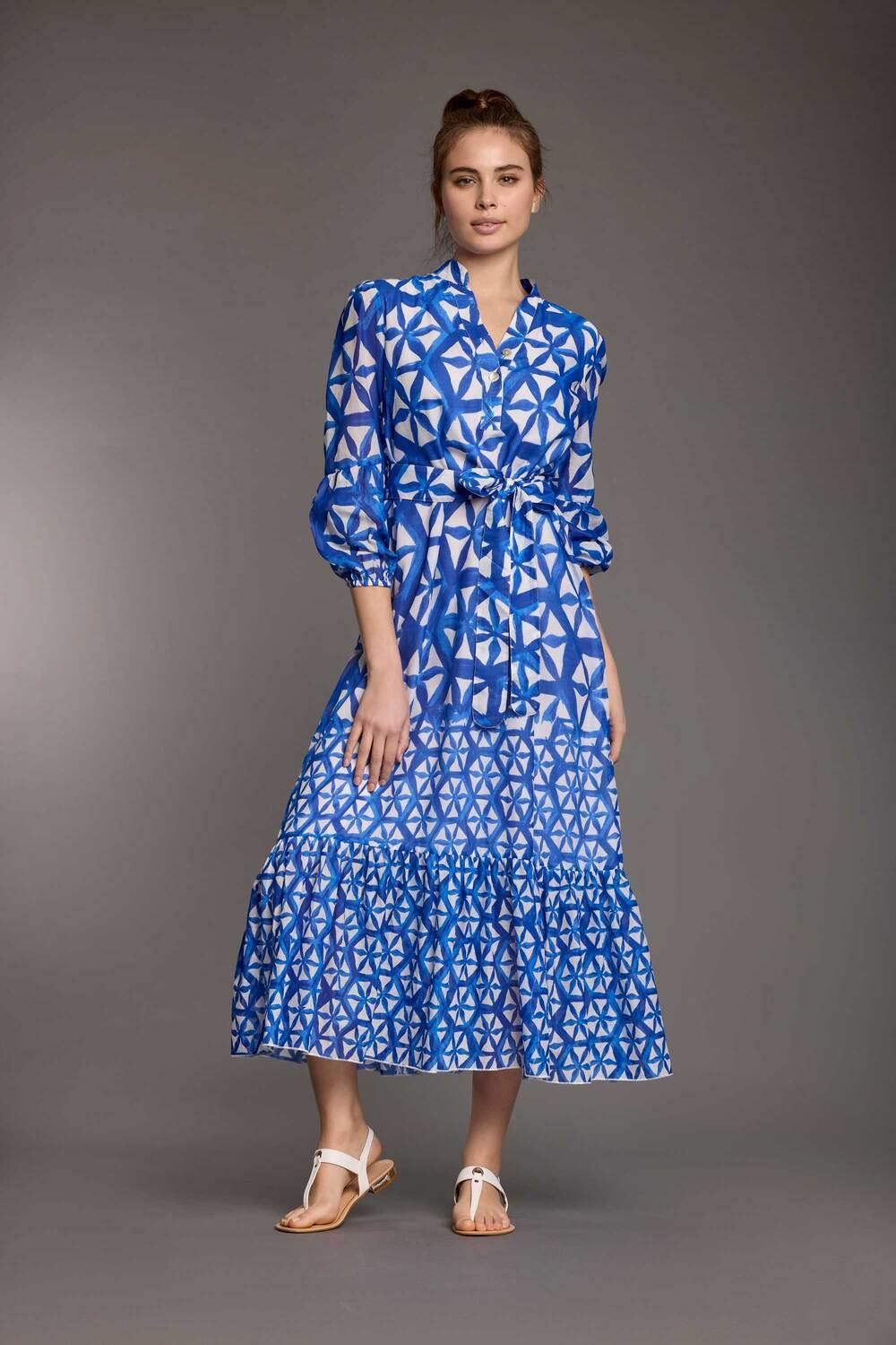 Lange Robe Pour Femmes | Look Élégant pour Toutes Occasions | Imprimé, Manches Longues et Détails de Boutons