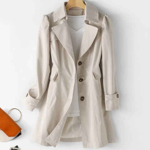 Trench-coat classique pour femme | Longue