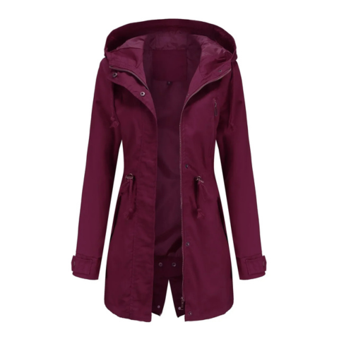 Parka à capuche pour femme