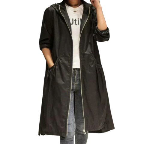 Imperméable pour femme | À capuche