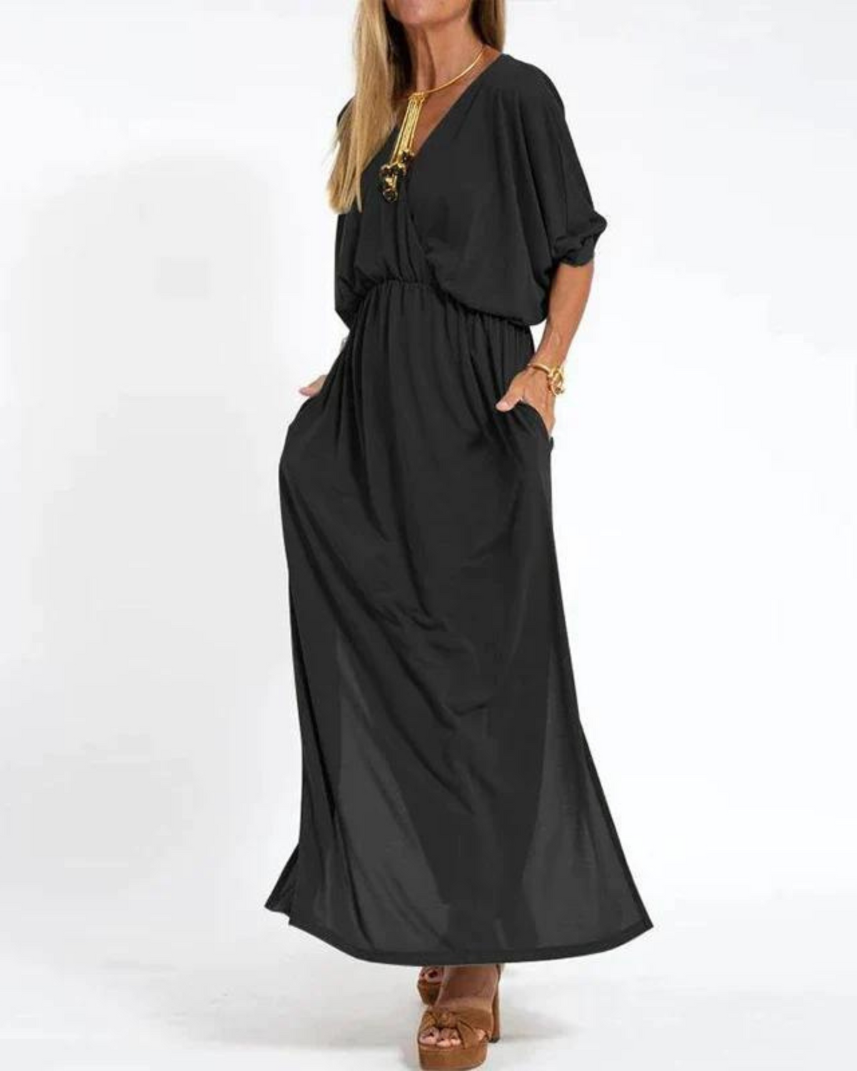 Robe longue fluide