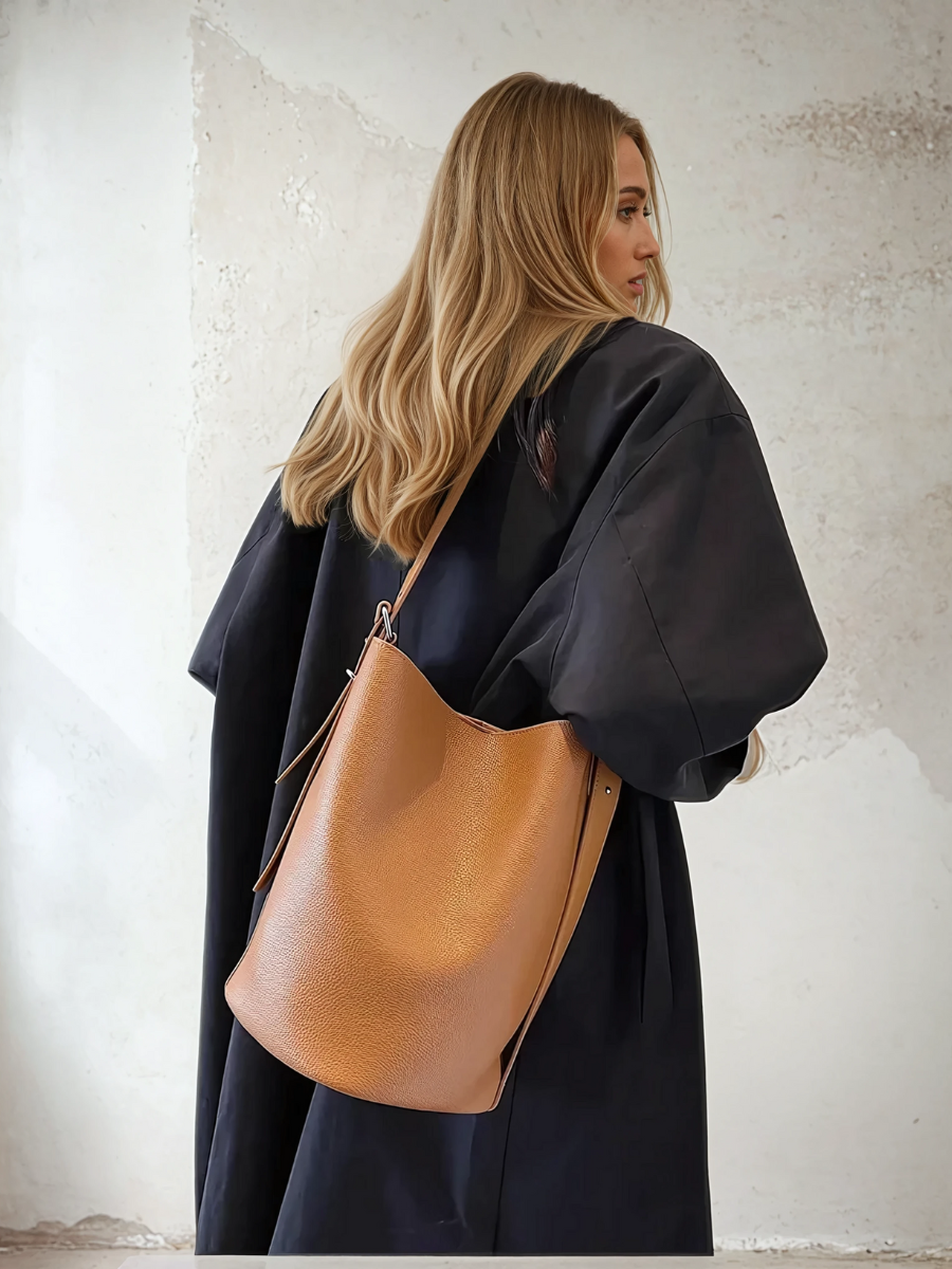Sac à Bandoulière Finition texturée Rétro - Look Vintage