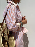 Robe Longue Rayée | Look Estival | Confortable et Élégant Design