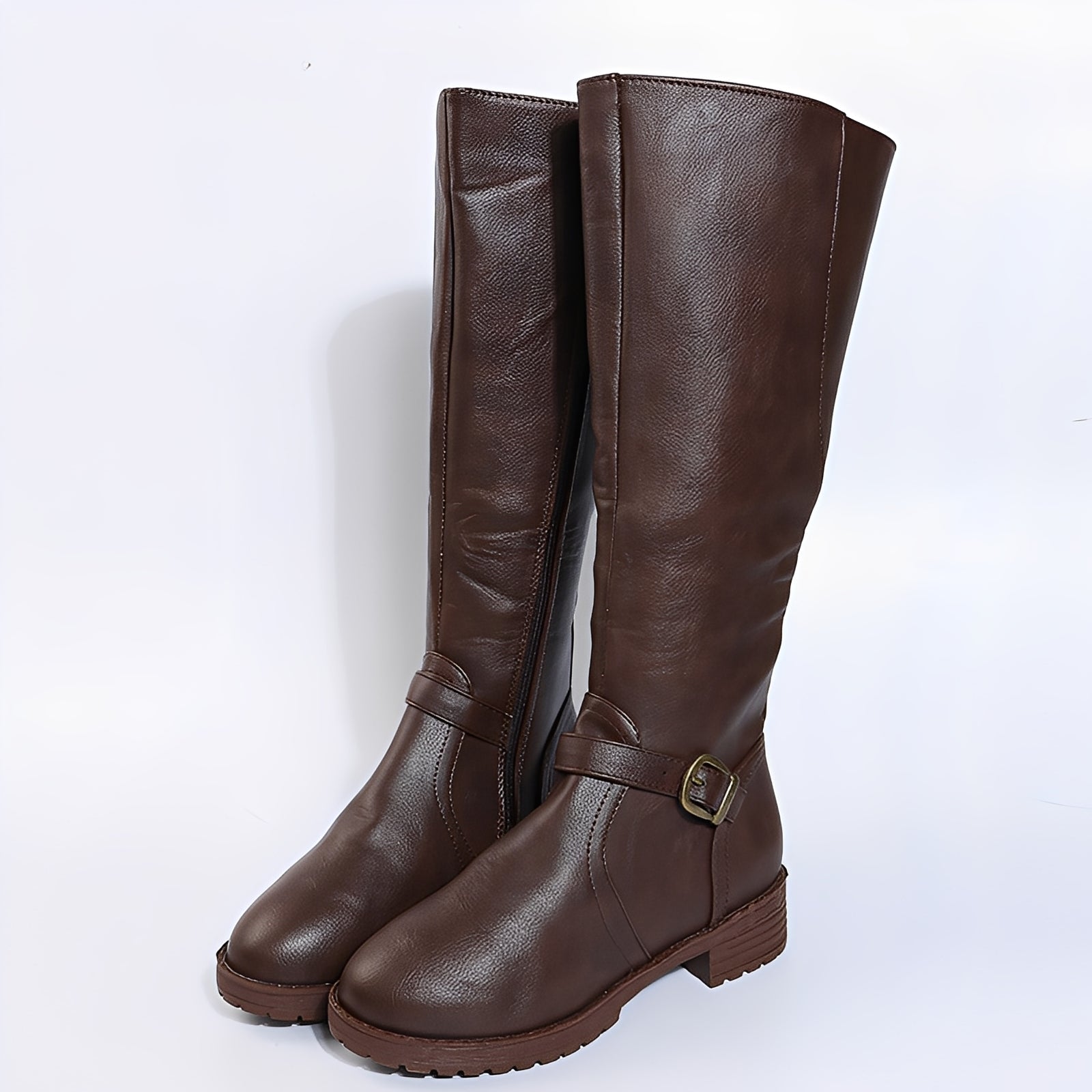 Bottes Cavalières Femme Hauteur Genou | Talon Bas Confortable