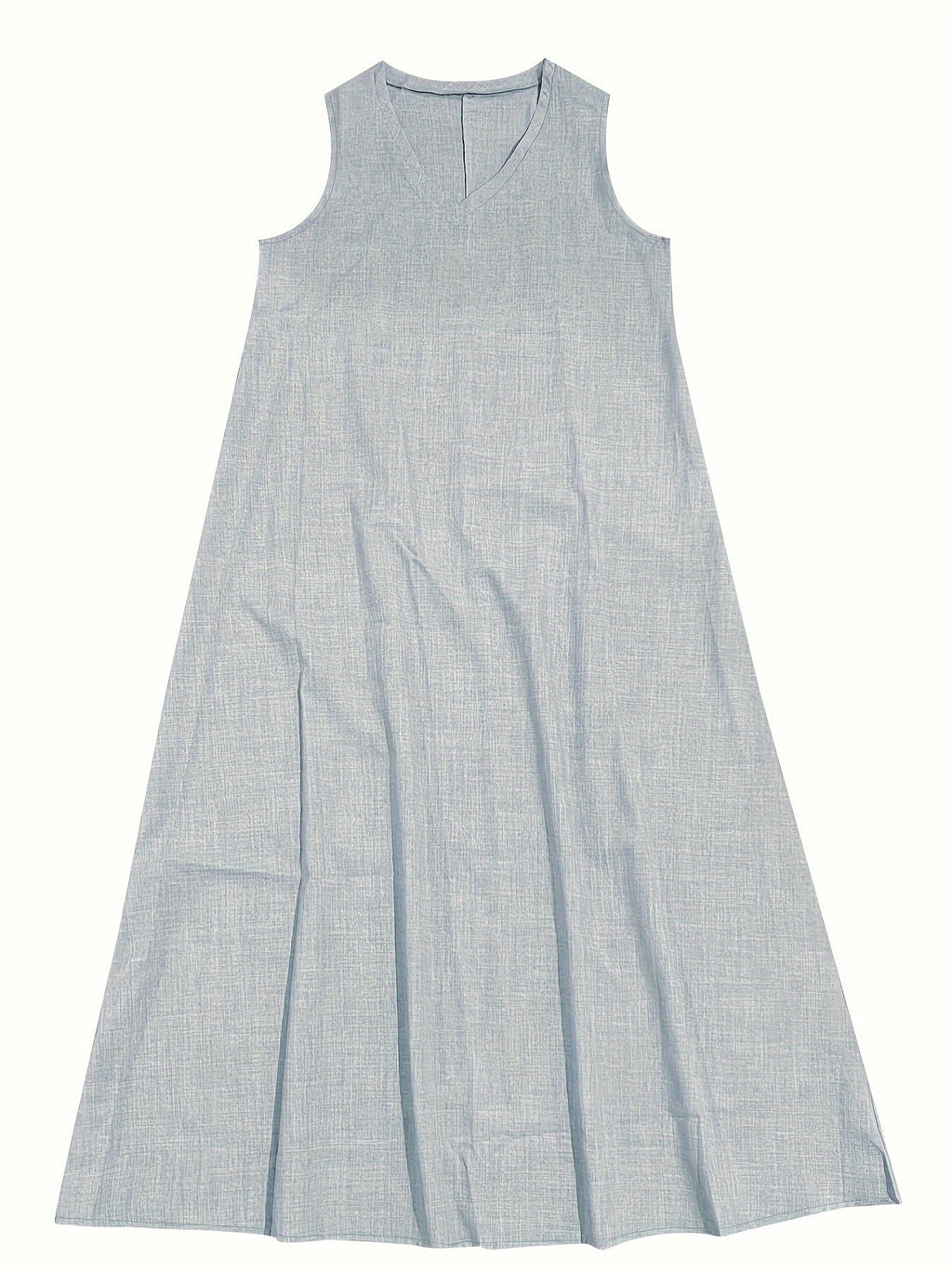 Robe à Col en V | Look Élégant | Design Raffiné et Confortable