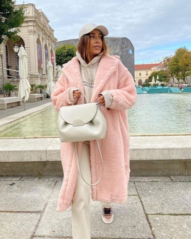 Anna | Manteau Long Teddy