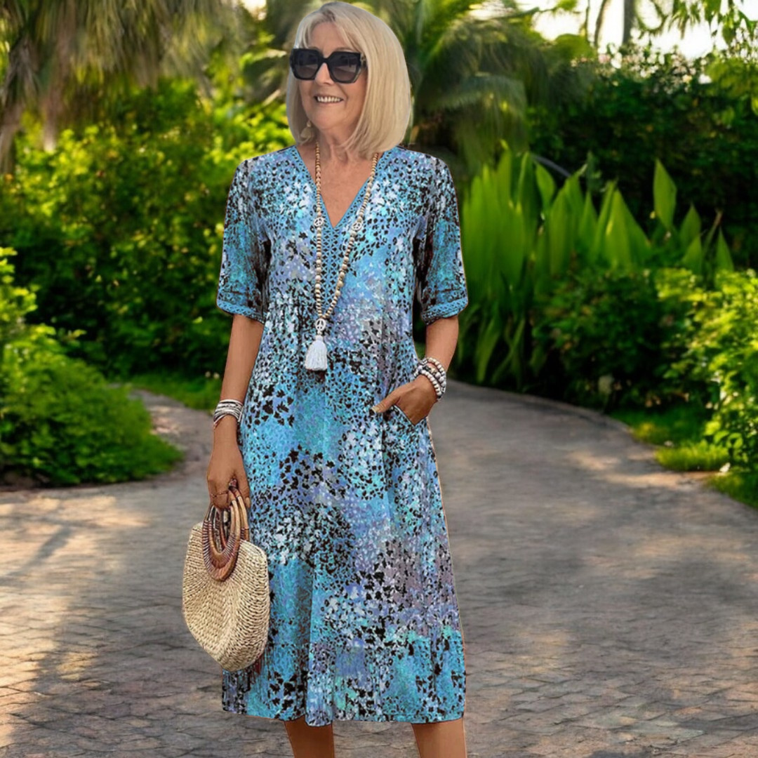 Robe Printanière Isla | Look Frais et Élégant | Design Lumineux et Raffiné