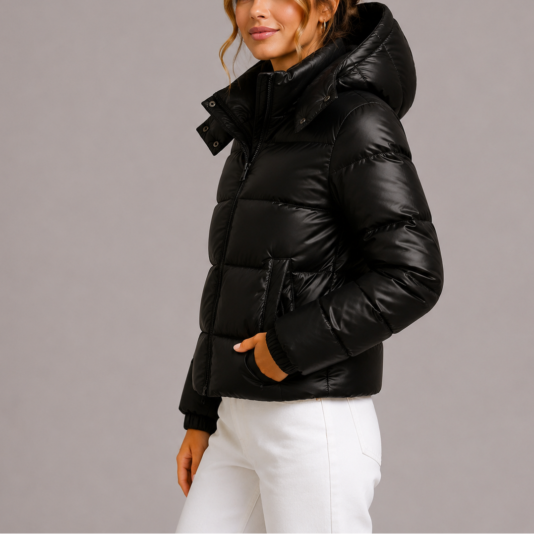 Doudoune à Capuche Légère Matelassée - Manteau d'Hiver Chaud Isolé