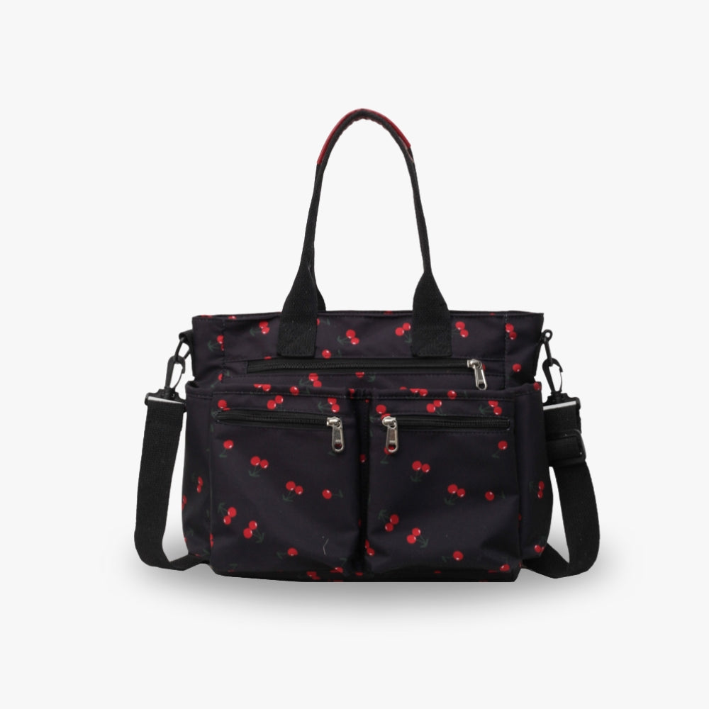 Sac Kanna toile cerises