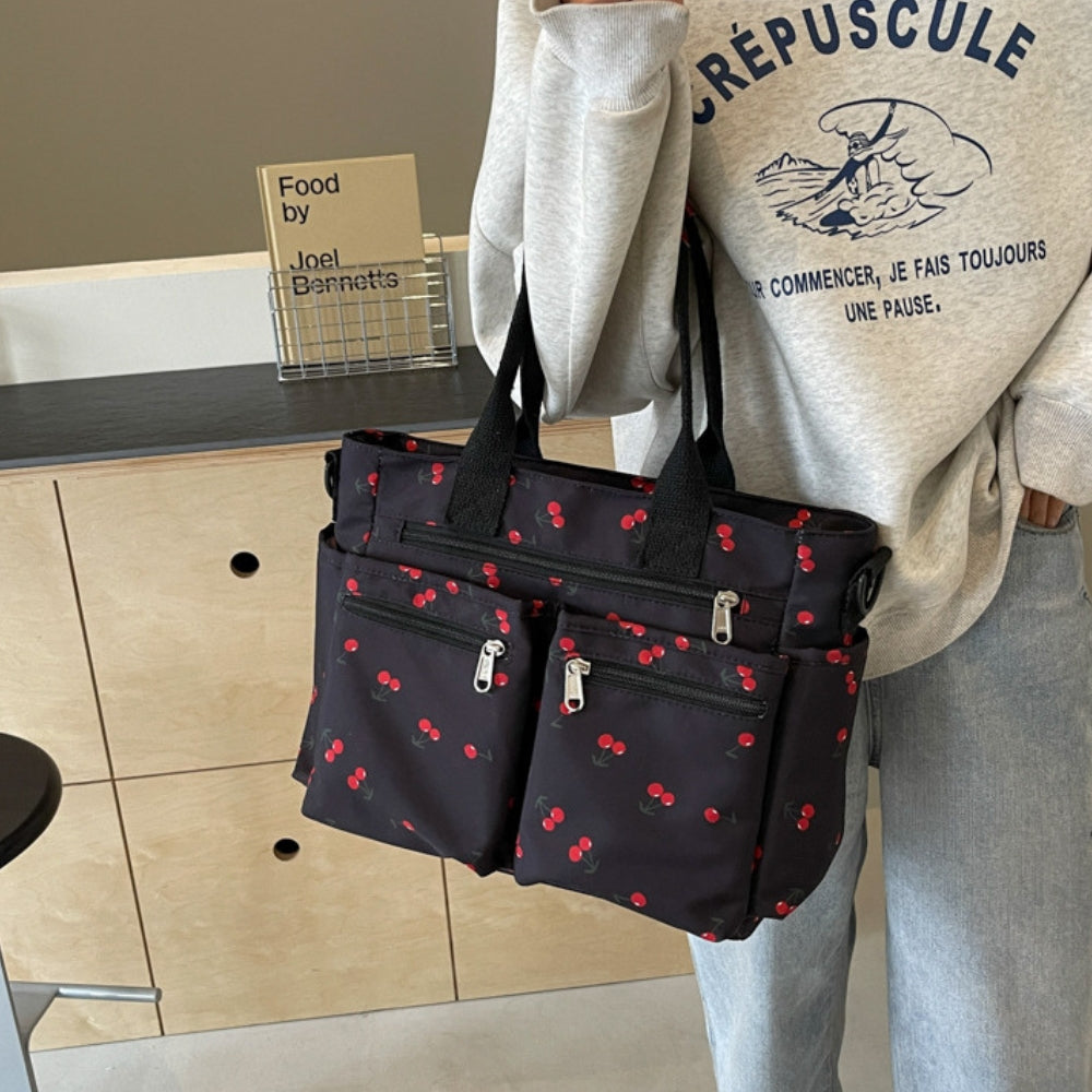 Sac Kanna toile cerises