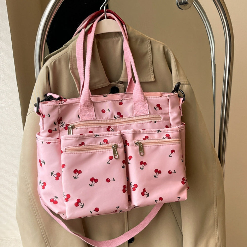Sac Kanna toile cerises