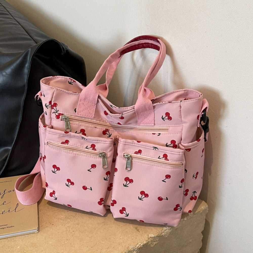 Sac Kanna toile cerises