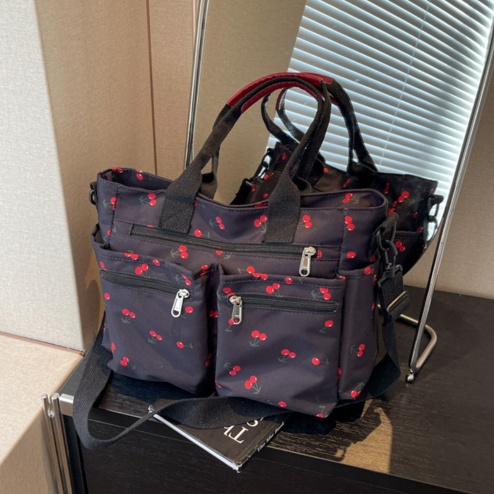 Sac Kanna toile cerises