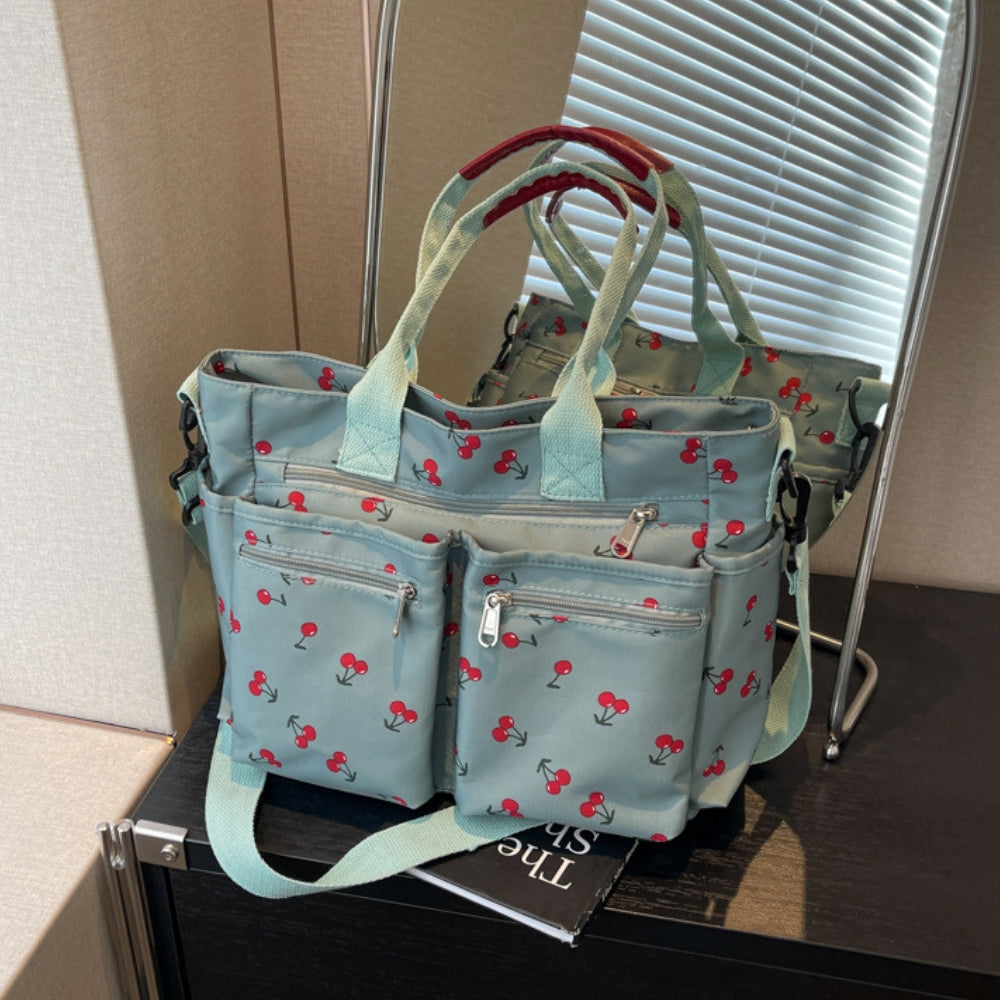 Sac Kanna toile cerises