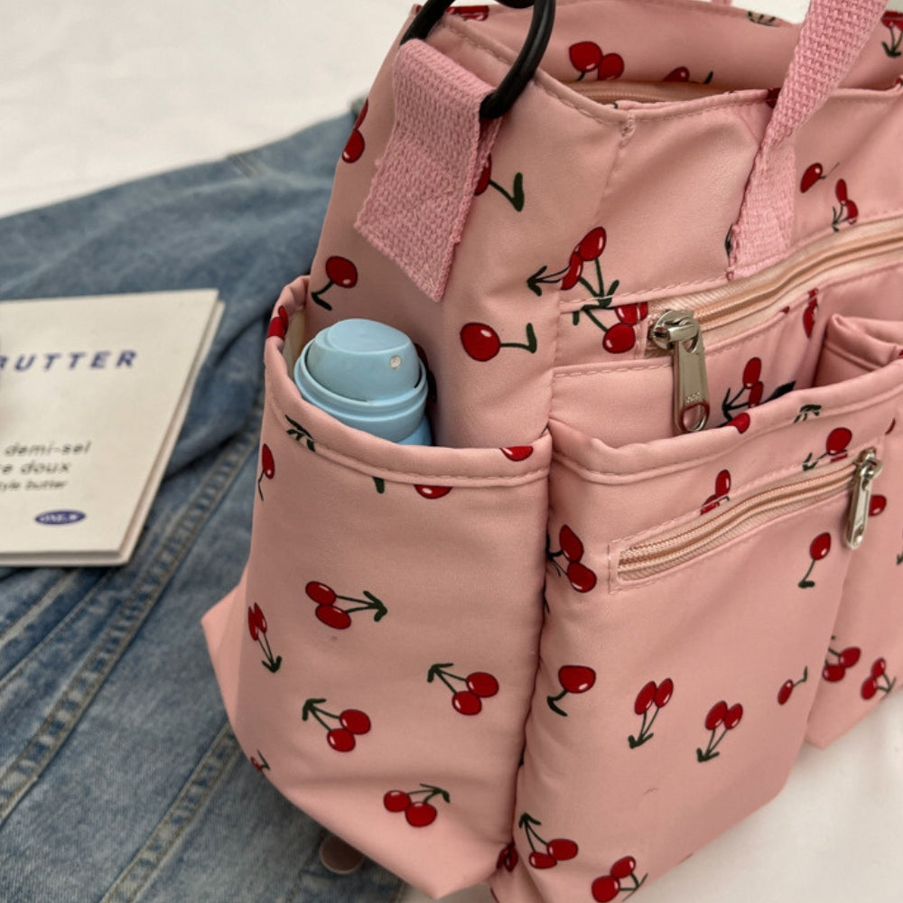 Sac Kanna toile cerises
