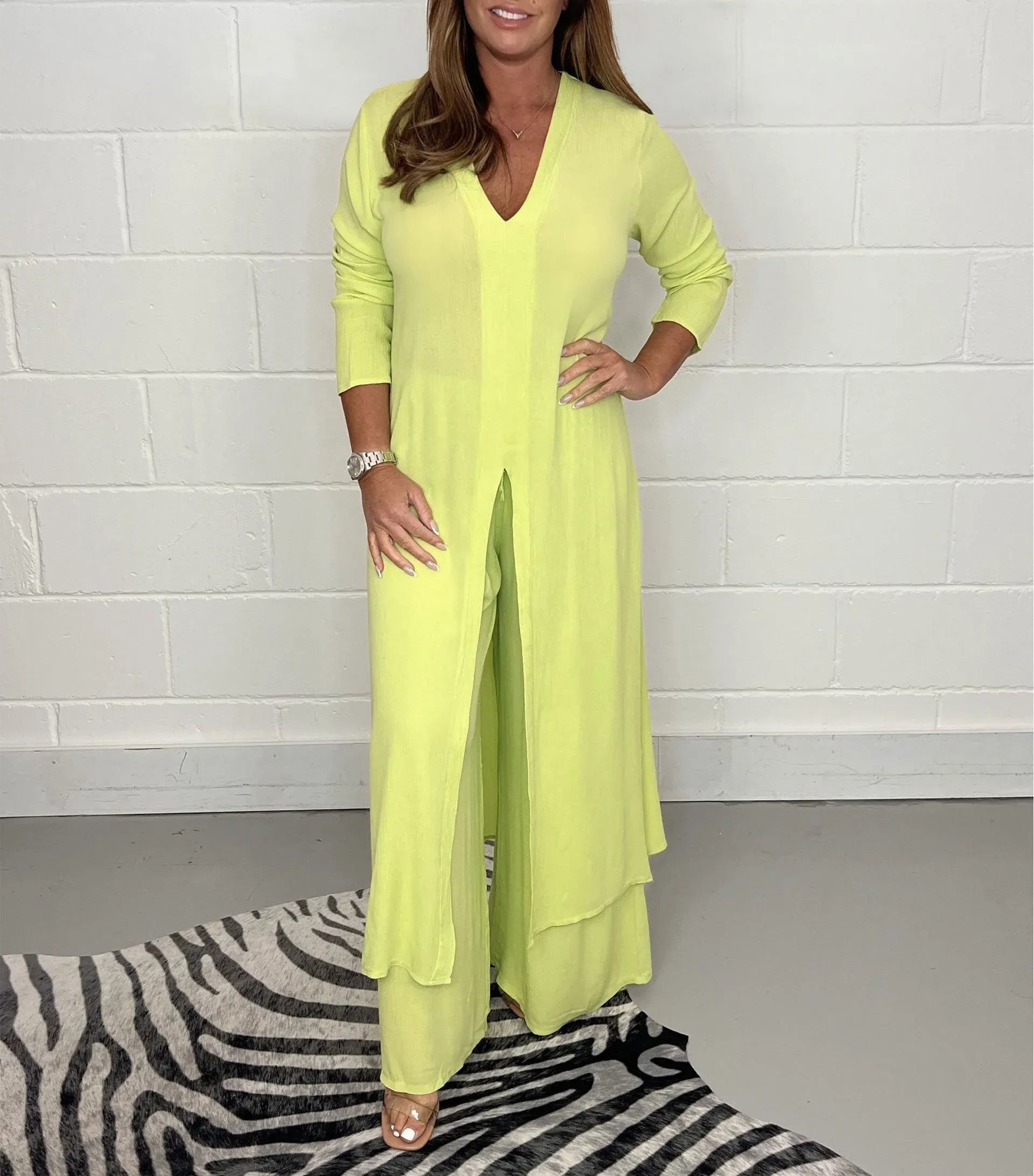 Ensemble Deux Pièces Airy Spring | Look Printanier | Léger et Confortable Design