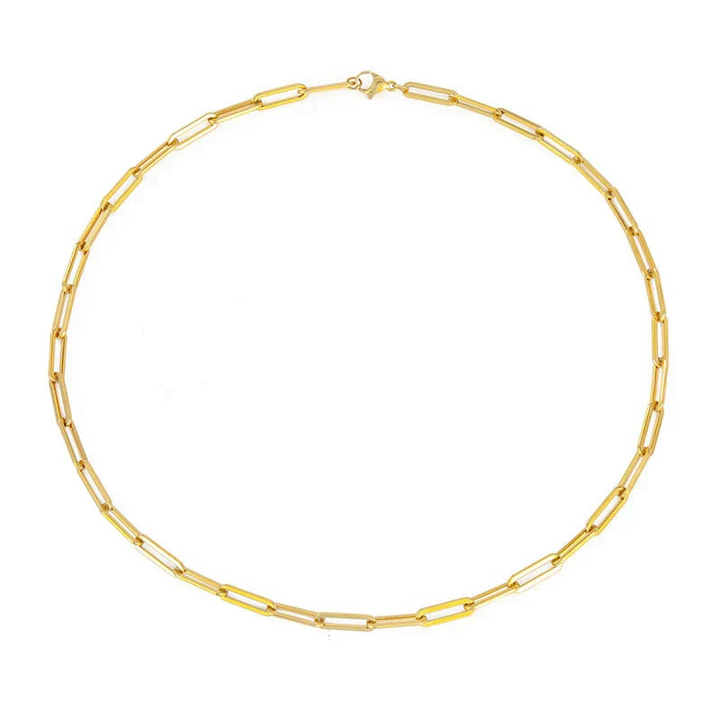 Collier Femme Chaîne Superposé Rouge