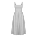 Robe midi à bretelles pour femmes - Élégance formelle