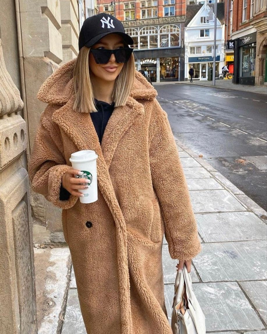 Anna | Manteau Long Teddy