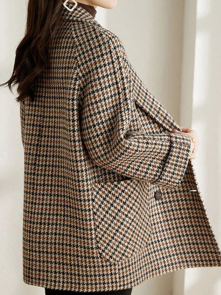 Audrey | Veste à Carreaux Oversize