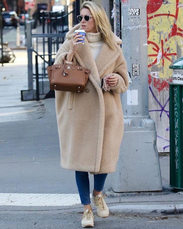 Anna | Manteau Long Teddy