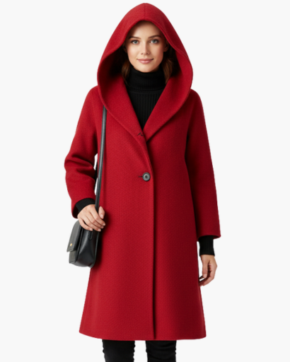 Manteau Femme Capuche – Élégance Douce & Confort Automnal