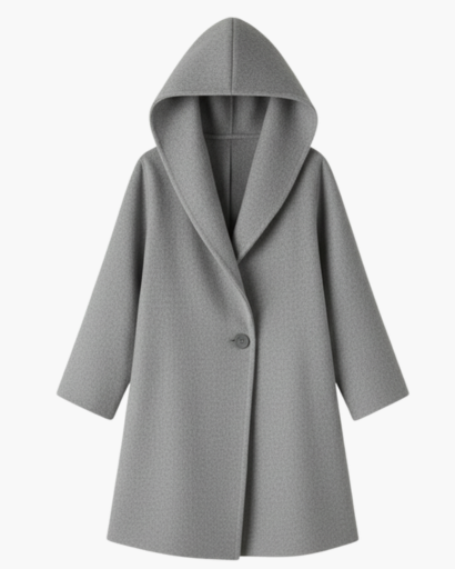 Manteau Femme Capuche – Élégance Douce & Confort Automnal