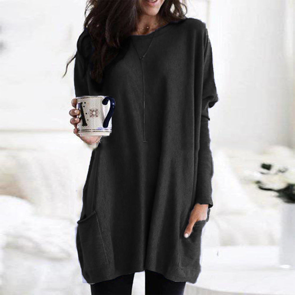 Pull Tunique Décontracté | Look Casual | Avec Poches Pratiques