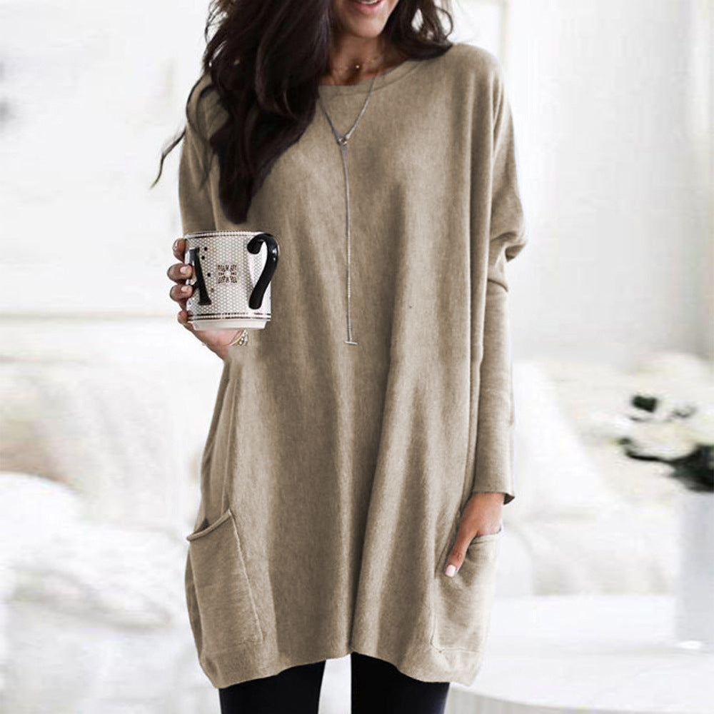 Pull Tunique Décontracté | Look Casual | Avec Poches Pratiques
