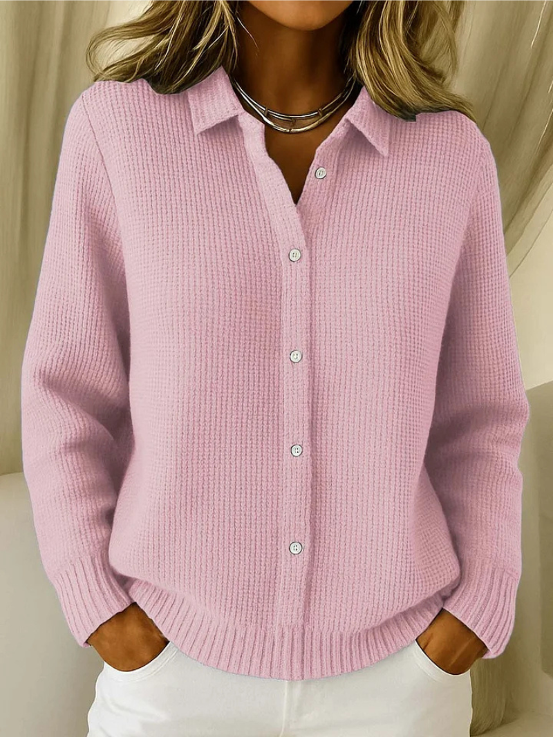 Gráinne | Gilet tricoté avec texture fine