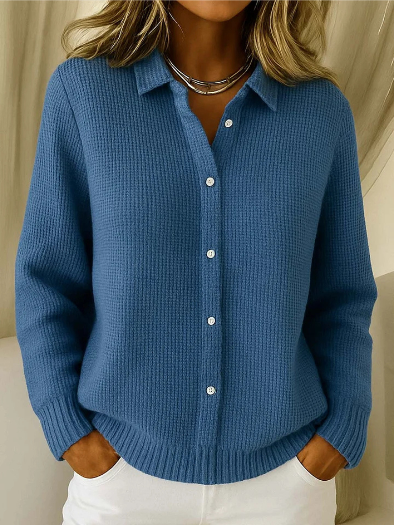 Gráinne | Gilet tricoté avec texture fine