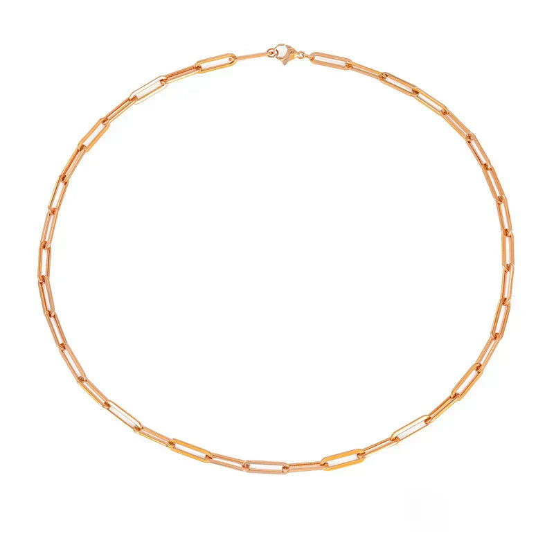 Collier Femme Chaîne Superposé Rouge