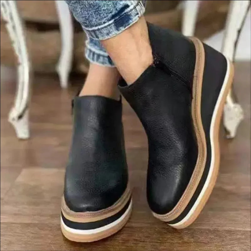 Bottines à plateforme pour femmes