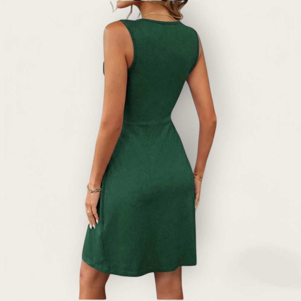 Robe à Décolleté Femme | Chic & Féminine | Coupe Flatteuse avec Épaules Dénudées pour Soirées