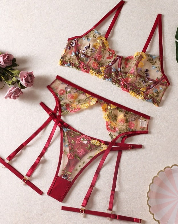 Ensemble lingerie Claire 3 pièces