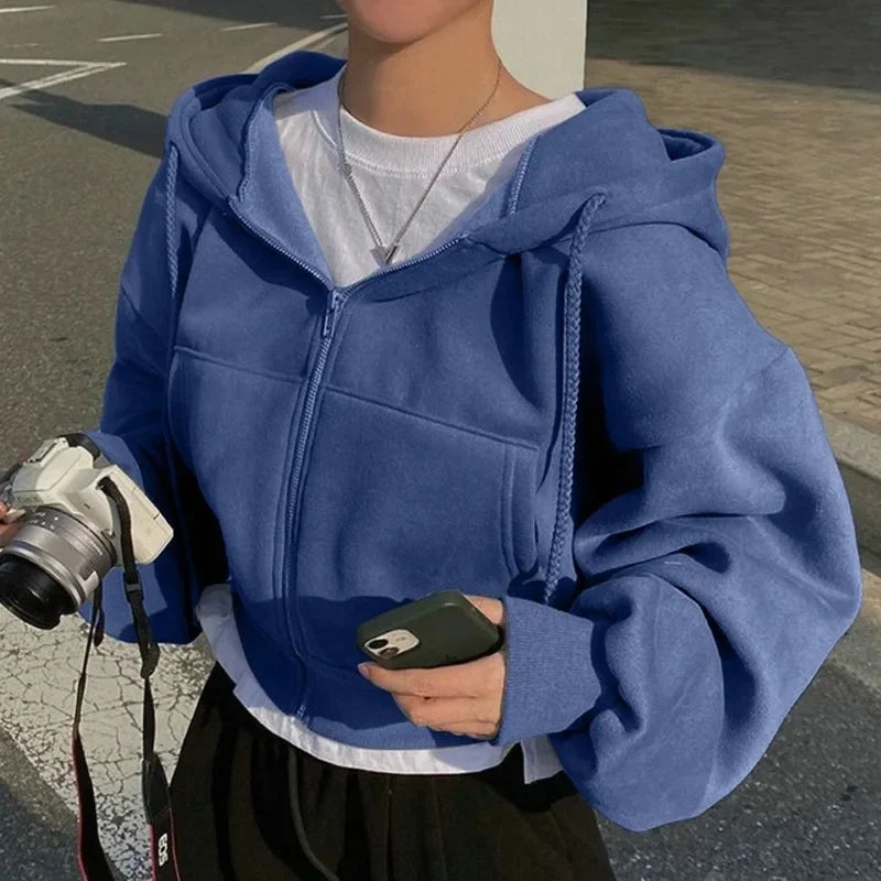 Sweat-shirt d'hiver pour femme | À capuche