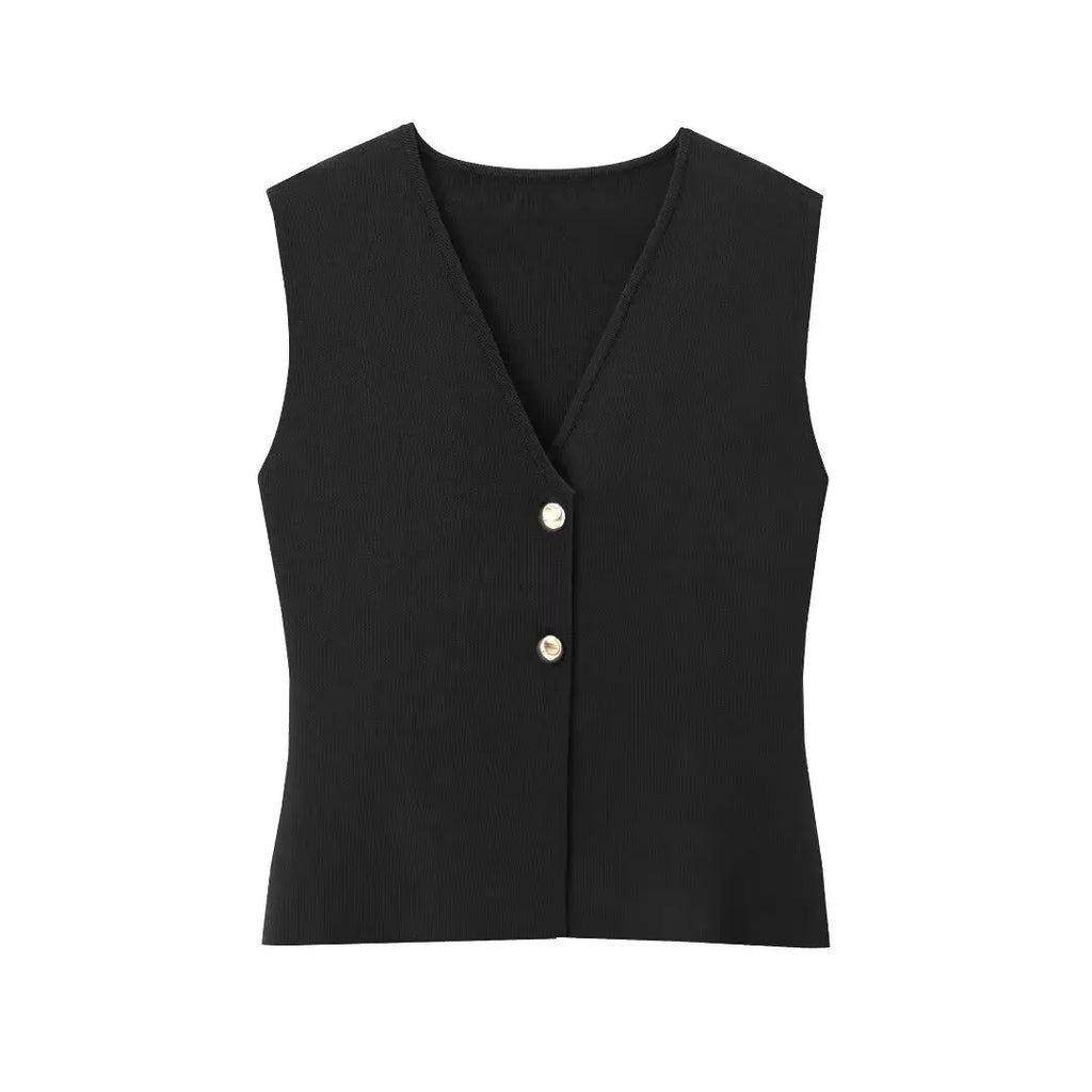 Cardigan Court Femme | Tricot Léger & Sans Manches | Tendance et Confort pour Été 2025
