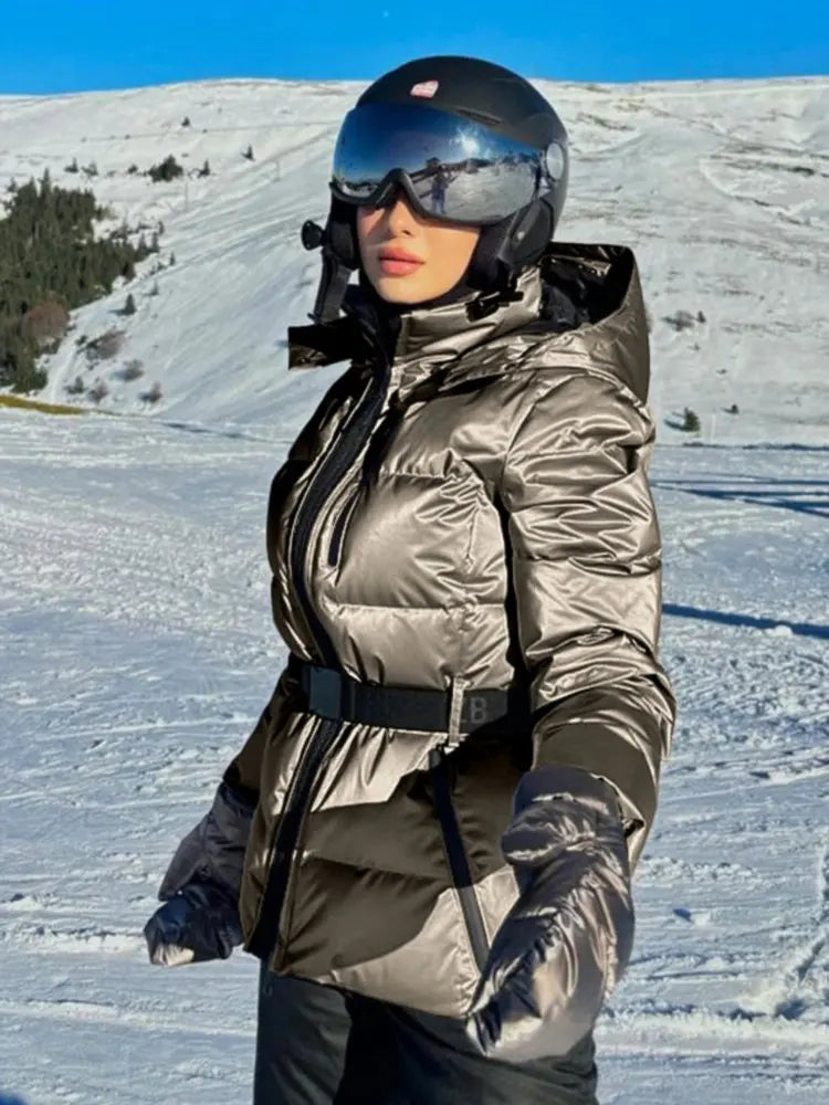 Veste de ski tendance pour femmes | Hiver