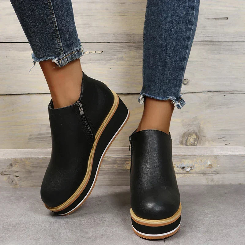 Bottines à plateforme pour femmes